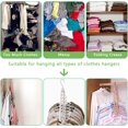 thumbnail image 2 of Magic Space Saving Clothes Hangers Standard Hangers with 9 Holes Space Saving Hangers, Multifunctional Closet Organizers and Storage, Foldable Closet Storage Coat Hangers for Clothes, 4 Pack, Gray, 2 of 7