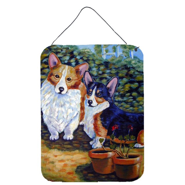 Impresiones de metal de aluminio Caroline's Treasures Corgi 16 x 12 multicolor