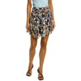 thumbnail image 3 of IRO womens  Domien Silk-Blend Skirt, 34, Black, 3 of 4