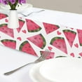 thumbnail image 6 of GZHJMY Watermelon Table Runner Hearts Seasonal Table Cloth Runner for Kitchen Dining Table Wedding Party Holiday Coffee Dining Home Decor 13 x 70 Inches, 6 of 7