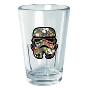 Star Wars Floral Stormtrooper Tritan Shot Glass Clear 2 oz.