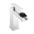 thumbnail image 4 of Concorde Single Hole, Single-Handle, Waterfall Bathroom Faucet in Chrome, 4 of 12