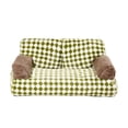 thumbnail image 3 of Cama para perros cómoda, antideslizante y esponjosa para gatos de interior. Verde S, 3 of 9