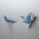 thumbnail image 4 of Trofeo de papel hecho a mano con apariencia de martillo de delfín, escultura de papel creativa, modelo de papel geométrico, rompecabezas de Origami artesanal, decoración de pared 3D, 1 Uds. ER, 4 of 5