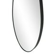 thumbnail image 4 of DecMode 9" x 45" Black Wavy Wall Mirror, 4 of 9