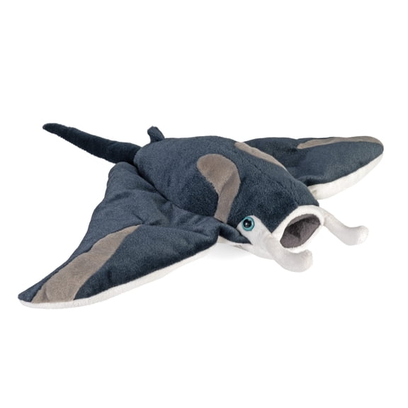 Wild Republic Manta Ray, Cuddlekins, Stuffed Animal, 12 Inches, Gift for Kids, Plush Toy, Fill is Spun Recycled Water Bottles