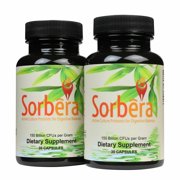 Sorbera Advanced Shelf Stable Probiotic + Prebiotic -150 Billion CFU/gram -2.25 Billion CFU (15mg)/serving - Recommended for Digestive Health for Adult Men & Women - 1 A Day - 30 Capsules - (2 Pack)