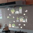 thumbnail image 6 of Yeetfub Back Splash Stick On Tiles For Kitchen Clearance Removable Stickers Self Decoration Plants Home Wall Green Delicate Decal For Sticker Creative Adhesive Stickers Wall Home Decor, 6 of 7