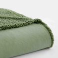 thumbnail image 2 of Micro Flannel Reverse to Sherpa Blanket, Full/Queen, Willow, 2 of 3