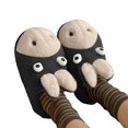 thumbnail image 6 of Womens And Girls Funny Donkey Slippers Ultimate Comfort Winter House Shoes With Soft Fleece Lining And Supportive Sole For Indoor Warmth And Relaxation At Home,Dark Gray 39, 6 of 7