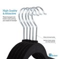 thumbnail image 3 of Velvet Ultra Slim Non Slip Shirt Hangers  50 Pack  Grey, 3 of 8