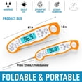 thumbnail image 5 of Zulay Kitchen Digital Meat Thermometer - Orange, 5 of 6