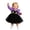 X1 Purple, variant on Ticikt Girls Halloween Cat Print Long Sleeve Dress, Ruffle Sleeve Tulle Tutu Princess Party Outfit