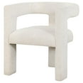 thumbnail image 6 of Pemberly Row Modern Fabric Upholstered Accent Side Chair White, 6 of 12