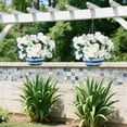 thumbnail image 4 of YardChic Artificial Peony Flowers, Fake Plastic Flowers Bulk Vase Decoration, Faux Peony Bouquet Florals Arrangements Decor for Farmhouse Home Wedding Table Centerpiece, 11.8x8.7 Inch, 4 of 9