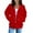 A-RD1943, variant on XIAOCHA Womens Oversized Zip Up Hoodie Drop Shoulder Long Sleeve Kangaroo Pocket Hooded Sweatshirt Lightweight Casual Daily Wear Pullover Jacket