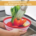 thumbnail image 5 of Vented Collapsible Microwave Splatter Cover,Food Cover,Colander Kitchen Gadget,Include Anti-scald Silicone Mats,Dishwasher-safe,BPA-FreeSilicone & Plastic（2Set Grey And Red), 5 of 5