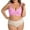 Pink, variant on Lace Bralette for Women Wireless Mesh Full Coverage V Neck Push Up Lingerie Comfort Solid Color Everyday Bra