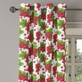thumbnail image 2 of Ambesonne Nature Grommet Curtain, Grape Fruit Harvest, 50" x 108", Fern Green Ruby, 2 of 6