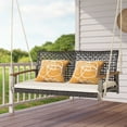 thumbnail image 5 of 2-Person Rattan Hanging Porch Swing Chair, 5 of 5