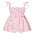 thumbnail image 3 of Bébés Filles Glisser Robe Bretelles Sans Manches Floral Élastique Robe Soleil Été, 3 of 6