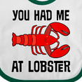 thumbnail image 4 of Inktastic Funny Lobster Lover Kids Seafood Boys or Girls Baby Bib, 4 of 4