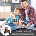 thumbnail image 4 of Controlador de juego inalámbrico, agarre ergonómico con diseño cómodo, modo inalámbrico y con cable, botones sensibles con joysticks suaves, accesorio para el hogar, dormitorio, adultos, amigos, 4 of 9
