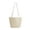 White, variant on PULLIMORE Women Straw Beach Bag Boho Summer Woven Buckets Totes Handbag Shoulder Bags Purse (Brown)