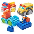 Kid Connection Deluxe Vehicles Play Set Plastic Blocks (98 Pieces