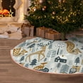 thumbnail image 5 of Sikiie Winter Forest Animals Christmas Tree Skirt, Christmas Tree Decorations, Christmas Decor, Tree Mat Decoration(30-48IN)-30", 5 of 6