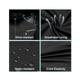 thumbnail image 4 of Little Donkey Andy Men's Softshell Jacket - Lightweight, Waterproof, Detachable Sleeves for Golf, Hiking, Cycling, and Running Black S, 4 of 7