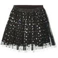 thumbnail image 2 of Odeerbi Toddler Skirt Girls Tulle Tutu Skirt Kids Star Sequins Princess Skirt Baby Outfits Clothes Black, 2 of 4