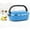 Blue, variant on Stainless Steel Double Insulated Bento for Students and Leakproof Rectangular Layered Lunch Container