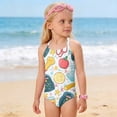 thumbnail image 6 of Grblisyd Girls Swimsuits Quick Dry Crossback One Piece Beach Swimwear Bathing Suit with Adjustable Strap 4-13Years, 6 of 6