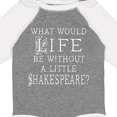 thumbnail image 4 of Inktastic Shakespeare Boys or Girls Long Sleeve Baby Bodysuit, 4 of 5
