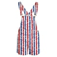 thumbnail image 6 of EliteGoogv Boys Girls Denim Romper Shorts Suspender Patriotic Novelty Print Casual Jumpsuit 4th of July Outfit Kids Short Kids Outfit 250th Independence Day 12-13 Years, 6 of 6