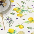 thumbnail image 6 of Spring Summer Tablecloth Waterproof Fabric Oblong Table Cloth, Holiday Decoration Perfect for Kitchen Dinner,Restaurant,Outdoor Table Cover 60"x 84" Oblong/Rectangle, 6 of 6