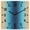 Dark Blue Khaki, variant on Turquoise Khaki Ombre Wooden Wall Clock Silent Non Ticking, Modern Abstract Art Gradient Square Wall Clocks Battery Operated, Decor Clock for Home Office, Living Room, Kitchen, 12 Inch