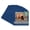 Brooke Blue Suede, variant on Dark Red Suede Picture Frame Mat for 31x31 Frames - Fits 26x26 Photos - 1 Mat