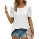 thumbnail image 1 of Blusa de manga abullonada,Blusa de manga abullonada, cuello redondo, blusa de manga abullonada, blusa tipo túnica informal, camisa, funcionalidad de alta precisión, 1 of 6