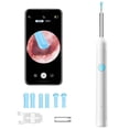 thumbnail image 1 of Smart Visual Otoscope Ear Cleaner with Camera - Wireless HD Endoscope Earwax Remover Tool, Rechargeable Ear Picker Set for Adults & Kids Ear Care (Black), 1 of 8