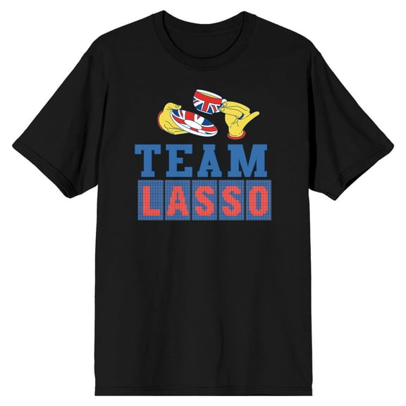 Ted Lasso Team Lasso Cup And Saucer Men's Black T-shirt-M