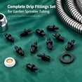 thumbnail image 7 of HIBIBUD 100 Pieces Goof Plugs 1/4 Inch with Barbed End Caps, Hose Tubing Hole Fittings, Drip Irrigation Emitters, Garden Hose Caps and Plugs for Home Sprinkler Garden Lawn Pipe System Parts Supplies, 7 of 7