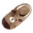 thumbnail image 2 of Women's House Indoor Slippers Fashion Winter Closed Toe Open Back Flat Slippers with Cute Bear Face Decor Warm Lining Non-Slip Cushioned Slides Indoor Footwear for Women Teen Girls Bedroom Dorm, 2 of 9