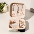 thumbnail image 6 of Easter Square Portable Jewelry Box Organizer for Rings, Earrings, Necklaces, Bracelets - Travel Must-Have for Girls and Women, 6 of 6