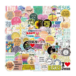 Mr. Pen- Christian Stickers, 49 Pcs, Religious Stickers, Jesus Stickers, Bible Stickers, Bible Journaling Stickers