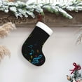 thumbnail image 5 of Cauagu Color Musical Notes for Christmas Stockings,1-Pack Large Xmas Stocking Holiday and Farmhouse Stocking Fit for Christmas Holiday Party Decoration(17.7*11 Inch), 5 of 7