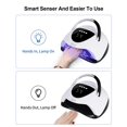 thumbnail image 4 of WEVILI Lámpara de uñas LED UV de 288 W, luz de esmalte de gel para secador de uñas más rápido para manos y pies, luz de uñas UV profesional con 4 temporizadores y sensor automático, luz UV de curado c, 4 of 5