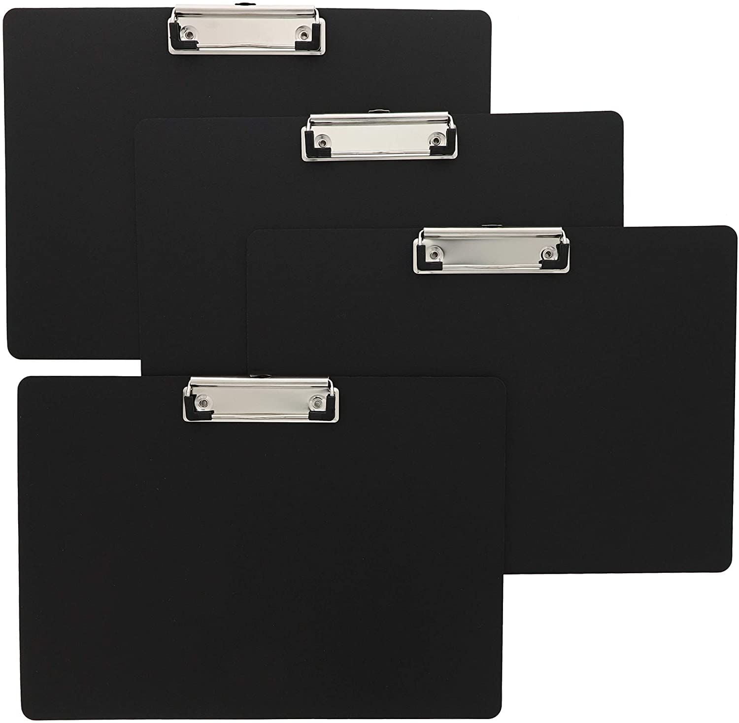 83050 Black Officemate OIC Clipboards Recycled Landscape Plastic Clipboard 