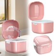 thumbnail image 2 of ‌Leak-Proof Denture Case Airtight Retainer & Mouth Guard Cleaning Box for Hygienic Storage, Secure Clean Care for Dentures, Clear Braces, Night Guards‌ & Retainers, 2 of 8